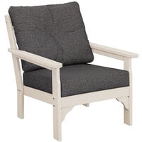 POLYWOOD GN23SA-145986 Vineyard Sand / Ash Deep Seating Chair