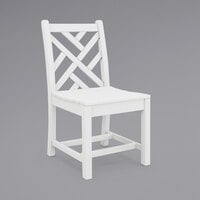 POLYWOOD CDD100WH Chippendale White Dining Side Chair