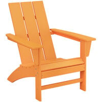 POLYWOOD AD420TA Tangerine Modern Adirondack Chair