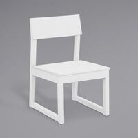 POLYWOOD EMD100WH Edge White Dining Side Chair