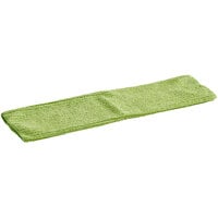 Quickie 469372 13" x 15" Green Microfiber Cloth for Kitchen / Bathroom
