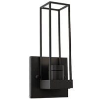 Kalco Eames ADA Compliant Short LED Wall Sconce with Matte Black Finish