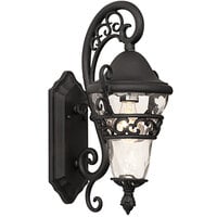 Kalco Anastasia Small Wall Sconce with Matte Black Finish