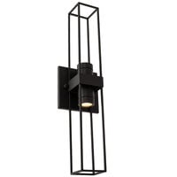 Kalco Eames ADA Compliant Tall LED Wall Sconce with Matte Black Finish