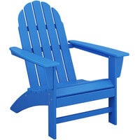 POLYWOOD Vineyard Pacific Blue Adirondack Chair