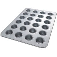 Chicago Metallic 45605 24 Cup 3.8 oz. Glazed Aluminized Steel Muffin / Cupcake Pan - 17 7/8" x 25 7/8"