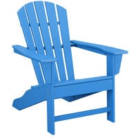 POLYWOOD Palm Coast Pacific Blue Adirondack Chair