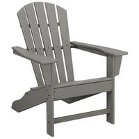 POLYWOOD Palm Coast Slate Grey Adirondack Chair