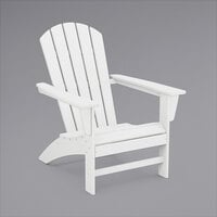 POLYWOOD Nautical White Adirondack Chair