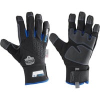 Ergodyne 17384 ProFlex 818WP Black Thermal Waterproof Work Gloves with Tena-Grip - Large - Pair