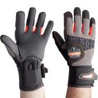 Ergodyne 17735 ProFlex 9012 ANSI/ISO-Certified Anti-Vibration Gloves with Wrist Support - Extra Large