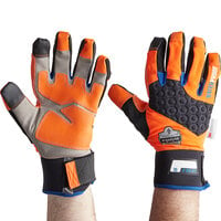 Ergodyne 17395 ProFlex 818WP Orange Thermal Waterproof Work Gloves with Tena-Grip - Extra Large - Pair
