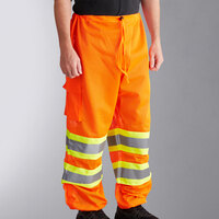 Ergodyne GloWear 8911 Orange Class E Two-Tone Pants