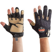 Ergodyne 17155 ProFlex 720LTR Heavy-Duty Leather-Reinforced Framing Gloves - Extra Large - Pair