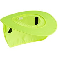 Ergodyne 12640 Chill-Its 6660 Lime Hard Hat Brim with Neck Shade