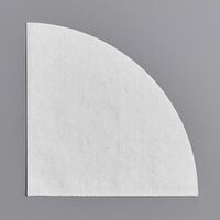 10 inch Fryer Oil Filter Paper Cone - 50/Box