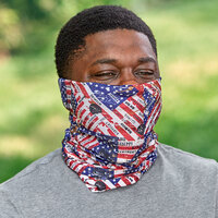 Ergodyne 42103 Chill-Its 6485 Stars and Stripes Multi-Band Face / Head Covering
