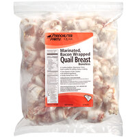 Manchester Farms 1 oz. Bacon Wrapped Quail Breast - 80/Case