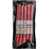 Warrington Farm Meats Cheddar Snack Stick 8 oz. Bag - 20/Case