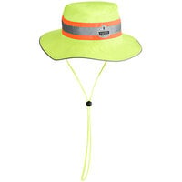 Ergodyne 23260 GloWear 8935 Lime Hi-Vis Ranger Sun Hat - L/XL