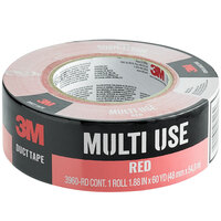 3M 1 7/8" x 60 Yards Red Multi-Use Duct Tape 3960-RD