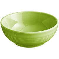 Acopa Capri 19 oz. Bamboo Green Stoneware Bistro Bowl - 12/Case