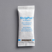 Multisorb StripPax 3 Gram Desiccant Silica Packet 02-30021CG110 - 2400/Case