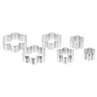 Ateco 7806 6-Piece Stainless Steel Plain Daisy Cutter Set