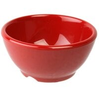 Thunder Group CR5804PR Pure Red 10 oz. Melamine Soup Bowl with 4 5/8" Diameter - 12/Pack