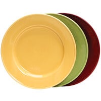 Tuxton DYA-074 7 1/2 inch Assorted Colors China Plate - 36/Case