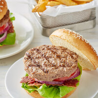 Wonder Meats Kobe Wagyu Burger Patty 5.3 oz. - 30/Case