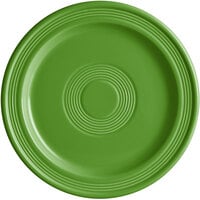 Acopa Capri 9" Palm Green Stoneware Plate - 12/Case