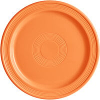 Acopa Capri 10" Valencia Orange Stoneware Plate - 12/Case