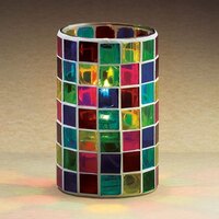 Sterno 80200 3 1/8 inch x 5 inch Mosaic Candle Liquid Candle Holder
