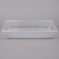 Carlisle 1061007 StorPlus Clear Food Storage Box - 18 inch x 12 inch x 3 1/2 inch