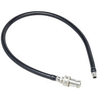 T&S HW-6C-36 Safe-T-Link 36 inch Water Appliance Hose with Reversed Quick Disconnect - 1/2 inch NPT