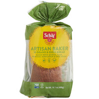 Schar Gluten-Free Artisan Baker Sliced 10 Grains & Seeds Bread Loaf - 8/Case