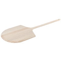 16 inch x 18 inch Wooden Pizza Peel with 24 inch Handle
