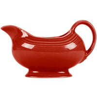 Fiesta® Dinnerware from Steelite International HL486326 Scarlet 18.5 oz. China Sauce / Gravy Boat - 4/Case