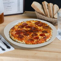Tuxton BWA-1315 13 1/8 inch White China Pizza Serving Plate - 6/Case