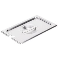 Vollrath 75240 Super Pan V 1/4 Size Slotted Stainless Steel Steam Table / Hotel Pan Cover