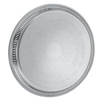 Vollrath 82131 Elegant Reflections 15 1/4" x 1 1/2" Stainless Steel Round Catering Tray