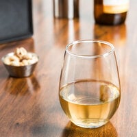 Libbey 217 12 oz. Customizable Stemless White Wine Glass - 12/Case