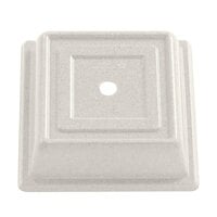 Cambro 978SFVS101 Versa Camcover 10" Antique Parchment Square Plate Cover - 12/Case