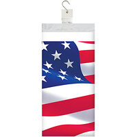 Creative Converting Patriotic Border Paper Table Cover 54 inch x 102 inch - 12/Case