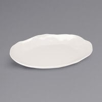 Cal-Mil Marin 12" x 9" Ivory Melamine Platter