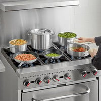 Choice 8-Piece Aluminum Cookware Set with 2.75 Qt. and 3.75 Qt. Sauce Pans, 3 Qt. Saute Pan with Cover, 8 Qt. Stock Pot with Cover, and 8 inch and 10 inch Non-Stick Fry Pans