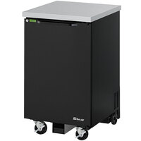 Turbo Air Super Deluxe TBB-1SBD-N6 24" Back Bar Cooler with Solid Black Door