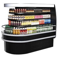 Turbo Air Self-Serve Merchandiser TIOM-48RSS-N 48" Stainless Steel Oval Island Display Case