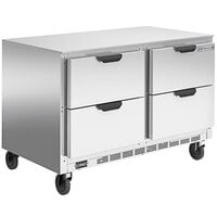 Beverage-Air UCRD48AHC-4-104 48 inch Low Profile Four Drawer Undercounter